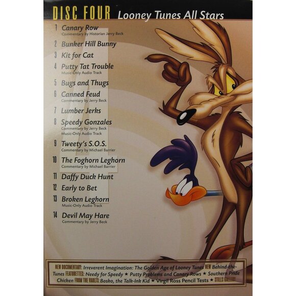 Looney Tunes - Golden Collection: Vol. 1 (DVD, 2003, 4-Disc Set) - Picture 7 of 7